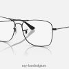 rb6498 optiek gepolijst zwart XX46DZ1778 Heren Ray-Ban bril