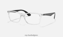 rb7047 optiek gepolijst transparant XX46DZ2589 vrouwen Ray-Ban bril