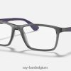 rb7056 optiek gepolijst transparant grijs XX46DZ2373 Heren Ray-Ban bril