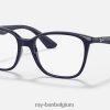 rb7066 optiek gepolijst blauw XX46DZ2289 Heren Ray-Ban bril