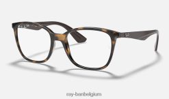 rb7066 optiek gepolijst havanna XX46DZ2287 Heren Ray-Ban bril