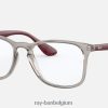 rb7074 optiek gepolijst transparant grijs XX46DZ2425 Heren Ray-Ban bril