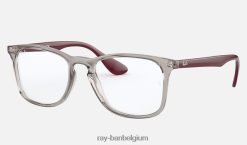 rb7074 optiek gepolijst transparant grijs XX46DZ2425 Heren Ray-Ban bril