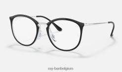 rb7140 optiek gepolijst zwart op transparant XX46DZ1603 Heren Ray-Ban bril