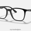 rb7177 optiek gepolijst zwart XX46DZ2393 Heren Ray-Ban bril