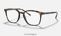 rb7185 gepolijst havanna XX46DZ2413 Heren Ray-Ban bril