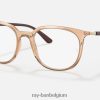 rb7190 optiek gepolijst lichtbruin XX46DZ2446 Heren Ray-Ban bril
