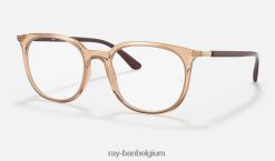 rb7190 optiek gepolijst lichtbruin XX46DZ2446 Heren Ray-Ban bril