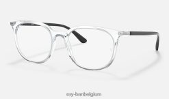 rb7190 optiek gepolijst transparant XX46DZ2448 Heren Ray-Ban bril
