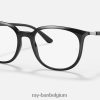 rb7190 optiek gepolijst zwart XX46DZ2447 Heren Ray-Ban bril