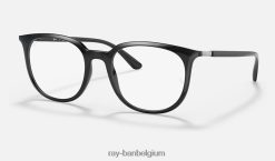 rb7190 optiek gepolijst zwart XX46DZ2447 Heren Ray-Ban bril