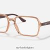 rb7198 optiek gepolijst lichtbruin XX46DZ1886 Heren Ray-Ban bril