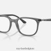 rb7211 optiek gepolijst transparant grijs XX46DZ2106 Heren Ray-Ban bril
