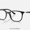 rb7211 optiek gepolijst zwart XX46DZ2108 Heren Ray-Ban bril