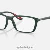 rb7213m optica scuderia ferrari collectie mat groen XX46DZ2216 Heren Ray-Ban zonnebril