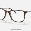 rb7244 optiek gepolijst havanna XX46DZ2434 Heren Ray-Ban bril