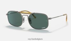 rb8062 titanium mat grijs/lichtblauw XX46DZ1219 Heren Ray-Ban zonnebril