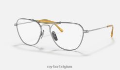 rb8064 titanium optiek gepolijst zilver XX46DZ2625 vrouwen Ray-Ban bril