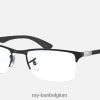 rb8413 optiek mat zwart XX46DZ2518 Heren Ray-Ban bril