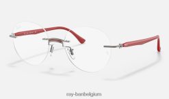 rb8768 optiek gepolijst rood XX46DZ2469 Heren Ray-Ban bril