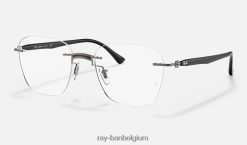 rb8769 optiek gepolijst zwart XX46DZ2466 Heren Ray-Ban bril