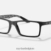 rb8901 optiek gepolijst zwart XX46DZ2263 Heren Ray-Ban bril