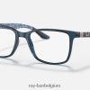 rb8905 optiek gepolijst transparant blauw XX46DZ2375 Heren Ray-Ban bril