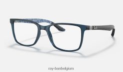 rb8905 optiek gepolijst transparant blauw XX46DZ2375 Heren Ray-Ban bril