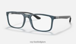 rb8908 optiek gepolijst transparant blauw XX46DZ2083 Heren Ray-Ban bril