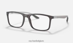 rb8908 optiek gepolijst transparant grijs XX46DZ2084 Heren Ray-Ban bril