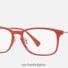 rb8953 optiek gepolijst rood XX46DZ2294 Heren Ray-Ban bril