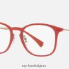 rb8954 optiek gepolijst rood XX46DZ2269 Heren Ray-Ban bril