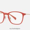 rb8955 optiek mat rood XX46DZ2258 Heren Ray-Ban bril