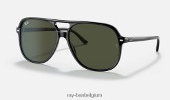 rekening gepolijst zwart/groen XX46DZ108 Heren Ray-Ban zonnebril