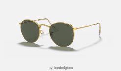 rond metaal gepolijst goud/groen XX46DZ781 Heren Ray-Ban zonnebril