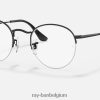 ronde blik mat zwart XX46DZ1877 Heren Ray-Ban bril