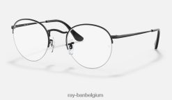 ronde blik mat zwart XX46DZ1877 Heren Ray-Ban bril