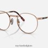 ronde ii titaniumoptiek gepolijst roségoud XX46DZ2165 Heren Ray-Ban bril