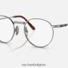 ronde ii titaniumoptiek gepolijst zilver XX46DZ2163 Heren Ray-Ban bril