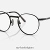 ronde ii titaniumoptiek gepolijst zwart XX46DZ2162 Heren Ray-Ban bril