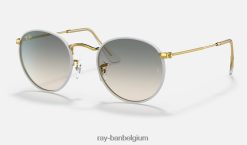 ronde metalen full colour legende gepolijst grijs/lichtgrijs XX46DZ923 Heren Ray-Ban zonnebril