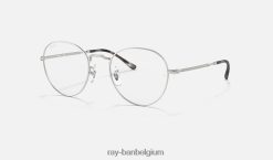 ronde metalen optiek ii mat zilver XX46DZ1799 Heren Ray-Ban bril