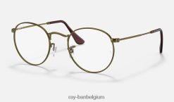 ronde metalen optiek mat antiek goud XX46DZ2542 vrouwen Ray-Ban bril