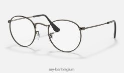 ronde metalen optiek mat brons XX46DZ2543 vrouwen Ray-Ban bril