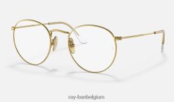 ronde titaniumoptiek gepolijst goud XX46DZ2444 Heren Ray-Ban bril