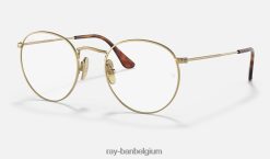 ronde titaniumoptiek gepolijst goud XX46DZ2445 Heren Ray-Ban bril