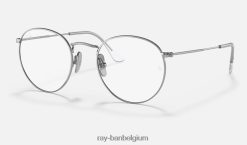 ronde titaniumoptiek gepolijst zilver XX46DZ2442 Heren Ray-Ban bril