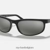 roofdier 2 mat zwart/grijs XX46DZ602 Heren Ray-Ban zonnebril