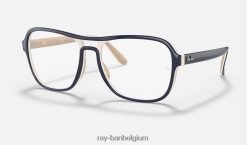 staat kant optiek gepolijst blauw XX46DZ2018 Heren Ray-Ban bril