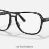 staat kant optiek gepolijst zwart XX46DZ2014 Heren Ray-Ban bril